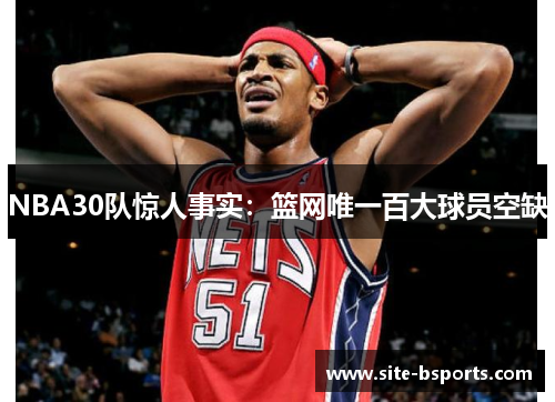 NBA30队惊人事实：篮网唯一百大球员空缺